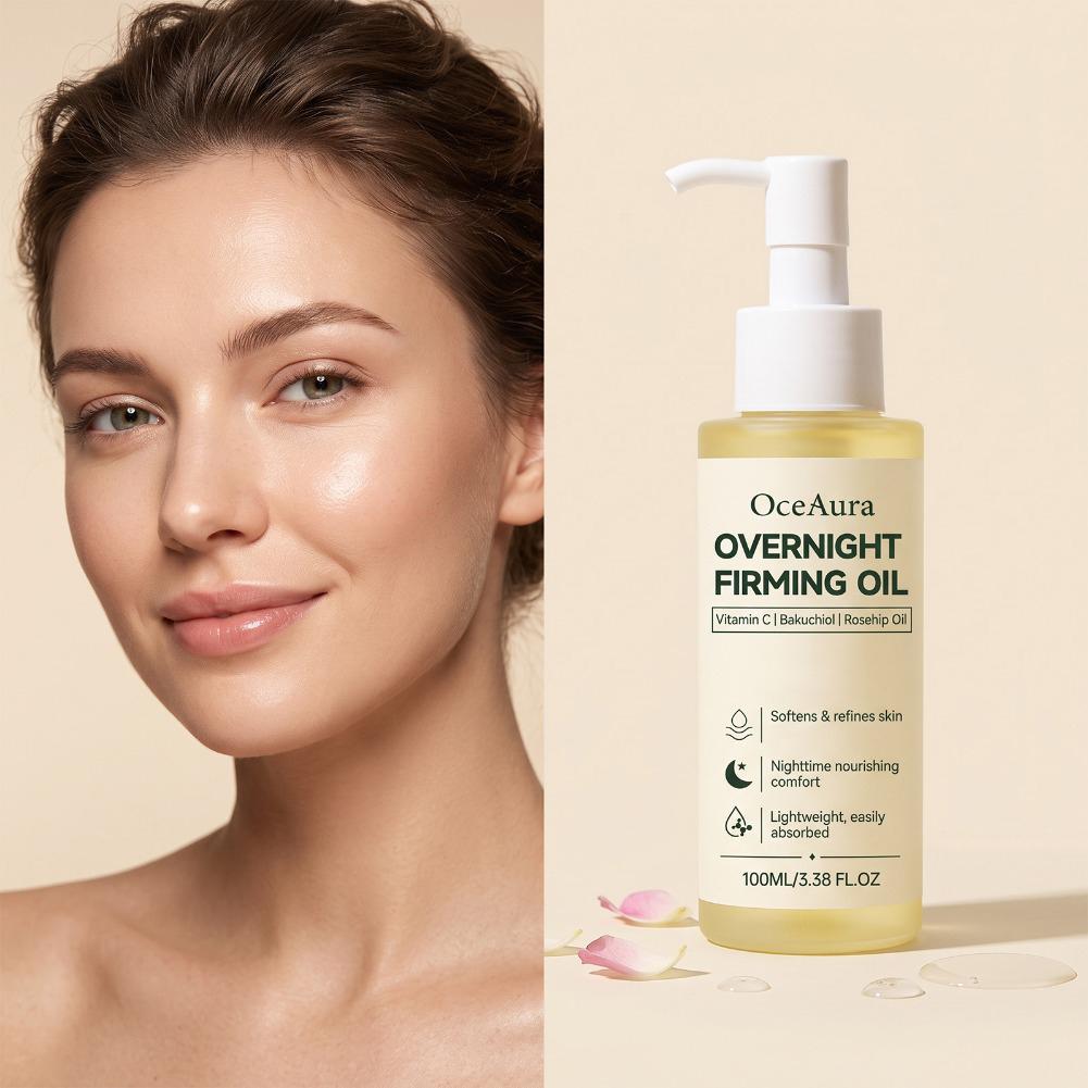 Bakuchiol Night Oil - Bakuchiol gezichtsolie voor nachtverzorging, vitamine C,