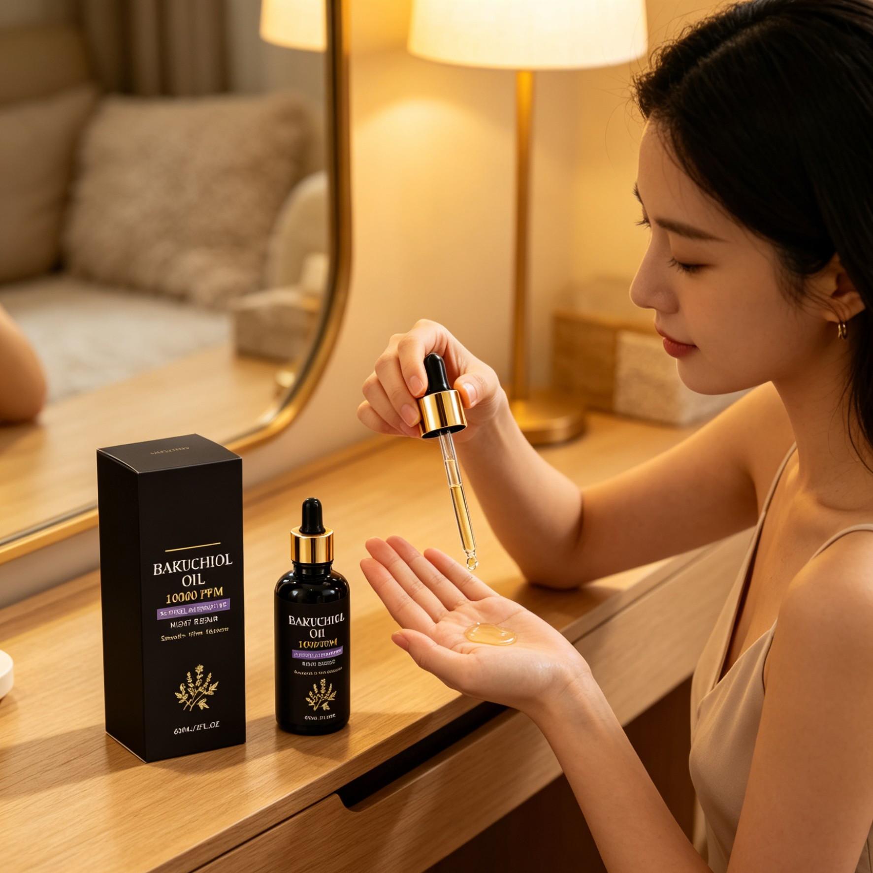 Bakuchiol olie anti-rimpelverw - Bakuchiol Night Oil recensie en prijs